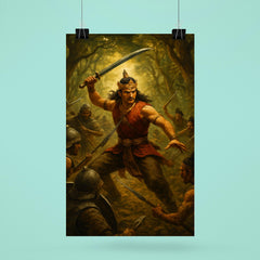 Raden Wijaya founding Majapahit through forest ambush poster 6