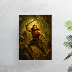 Raden Wijaya founding Majapahit through forest ambush poster 7
