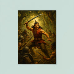 Raden Wijaya founding Majapahit through forest ambush poster 8