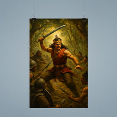 Raden Wijaya founding Majapahit through forest ambush poster 9