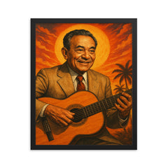 Rafael Hernandez Marin framed print on a plain backdrop in size 16"x20".