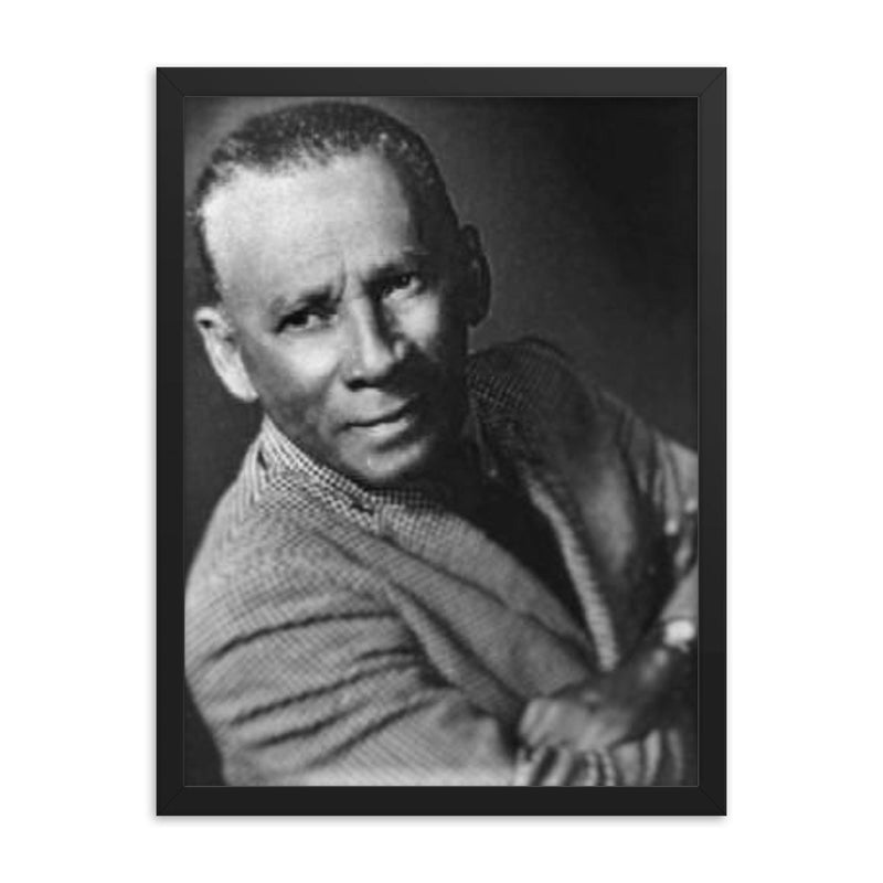 Rafael Hernandez Marin framed print on a plain backdrop in size 18