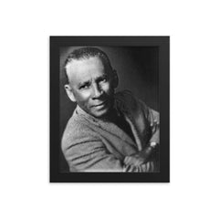 Rafael Hernandez Marin framed print on a plain backdrop in size 8"x10".