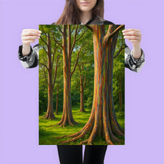 Rainbow Eucalyptus Grove Maui Hawaii USA poster 3