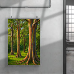 Rainbow Eucalyptus Grove Maui Hawaii USA poster 4