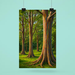 Rainbow Eucalyptus Grove Maui Hawaii USA poster 6