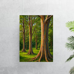 Rainbow Eucalyptus Grove Maui Hawaii USA poster 7