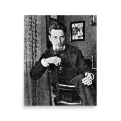 Rainer Maria Rilke poster on a plain backdrop in size 16"x20".