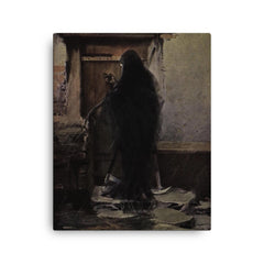 Rainy Day by Piotr Stachiewicz, 1912 canvas print on a plain backdrop in size 16"x20".