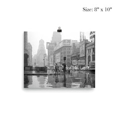Rainy Day in Times Square - A view of Times Square on a rainy day, New York City, 1943 poster 4