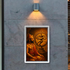 Raja Raja Chola before bronze Nataraja poster 2