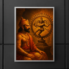 Raja Raja Chola before bronze Nataraja poster 5