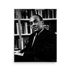 Ralph Ellison poster on a plain backdrop in size 16"x20".