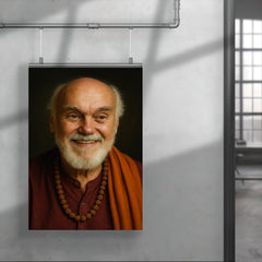 Ram Dass portrait poster 4