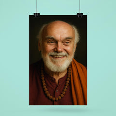 Ram Dass portrait poster 6