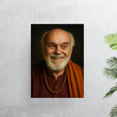 Ram Dass portrait poster 7