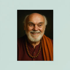 Ram Dass portrait poster 8