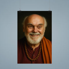 Ram Dass portrait poster 9