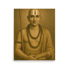Ramanuja poster on a plain backdrop in size 16"x20".