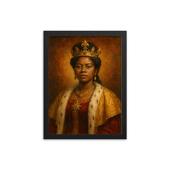 Ranavalona III framed print on a plain backdrop in size 12"x16".