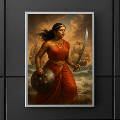 Rani Abbakka facing Portuguese warships poster 5