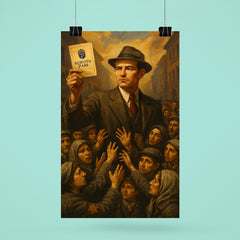 Raoul Wallenberg and safe passport crowd poster 6