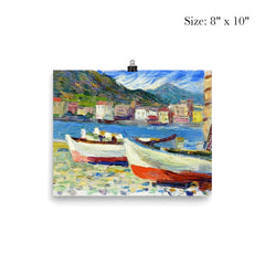 Rapallo, Boats by Wassily Kandinsky poster 4
