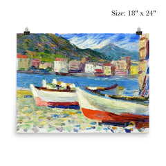 Rapallo, Boats by Wassily Kandinsky poster 5