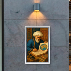 Rashid al Din assembling a world chronicle poster 2