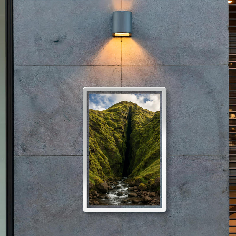 Raudfeldsgja Gorge Iceland poster 2