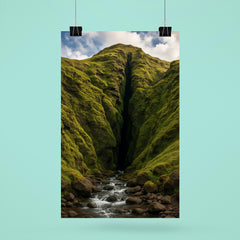 Raudfeldsgja Gorge Iceland poster 6