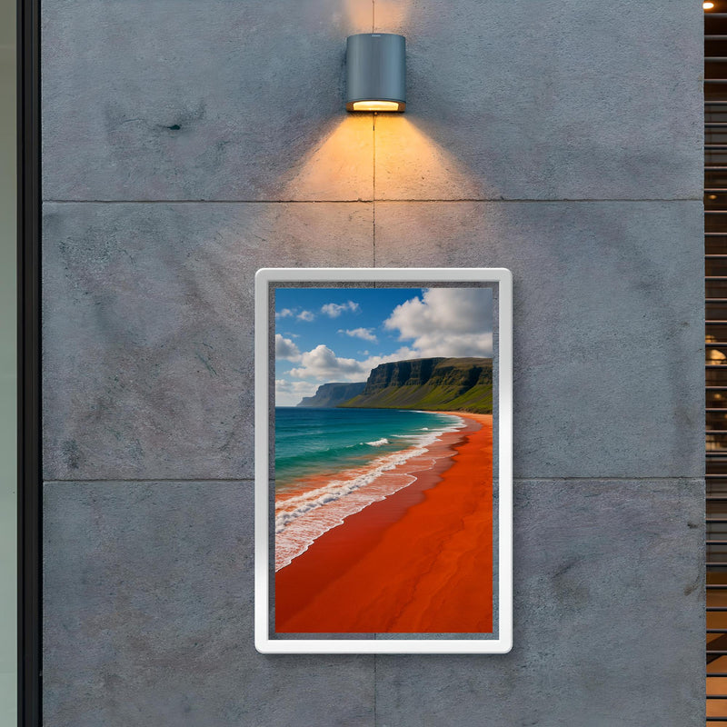 Raudisandur Red Beach Iceland poster 2