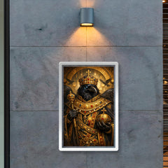 Raven king in Byzantine loros poster 2