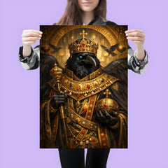Raven king in Byzantine loros poster 3