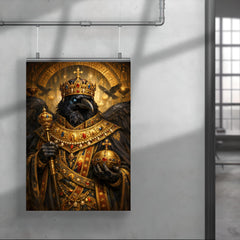 Raven king in Byzantine loros poster 4