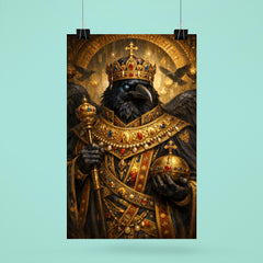 Raven king in Byzantine loros poster 6