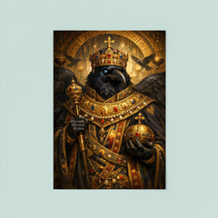 Raven king in Byzantine loros poster 8