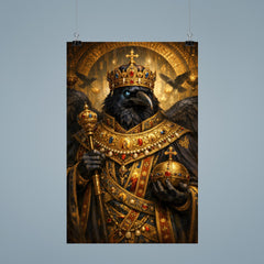 Raven king in Byzantine loros poster 9