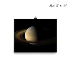 Real picture of Saturn from Cassini official poster 4