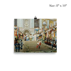 Reception of Le Grand Condé at Versailles by Jean-Léon Gérôme, 1878 poster 4