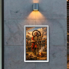 Red Cloud at Fort Laramie council poster 2