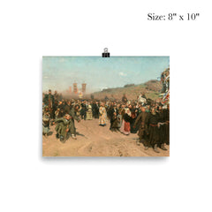 Religious Procession in Kursk Governorate by Ilya Repin, 1880-1883 poster 4