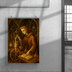 Remedios Varo alchemical laboratory scene poster 4