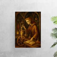 Remedios Varo alchemical laboratory scene poster 7
