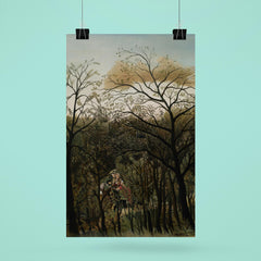 Rendezvous in the Forest by Henri Rousseau, 1889 poster 6