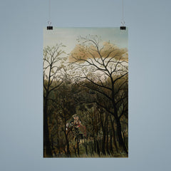 Rendezvous in the Forest by Henri Rousseau, 1889 poster 9
