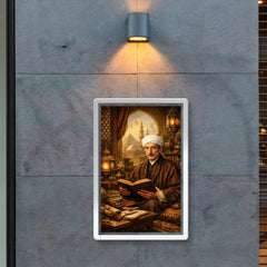 Rene Guenon in Cairo study poster 2