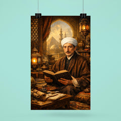 Rene Guenon in Cairo study poster 6