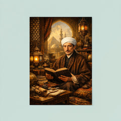 Rene Guenon in Cairo study poster 8