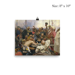 Reply of the Zaporozhian Cossacks by Ilya Repin, 1891 poster 4